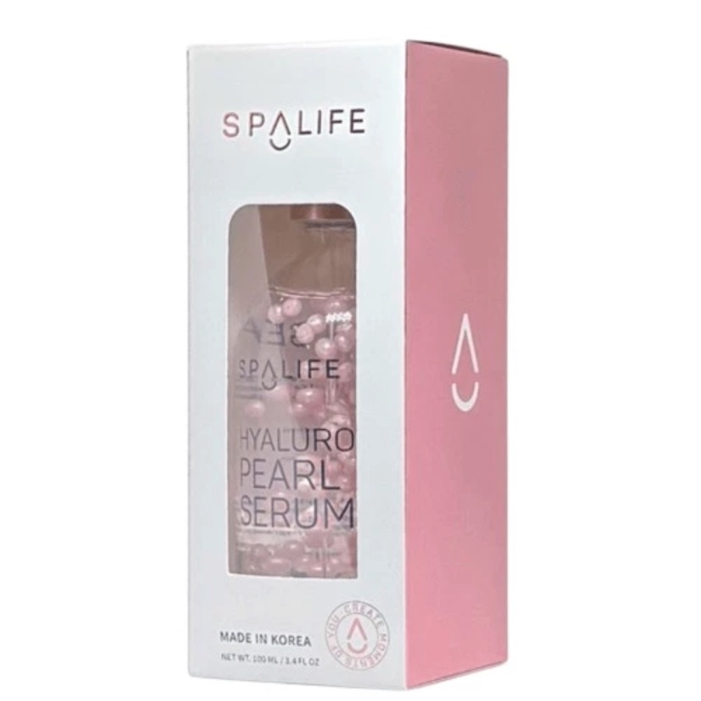 SpaLife Hyaluronic Pearl Serum with Pink Pearl Capsules 3.4 fl. oz